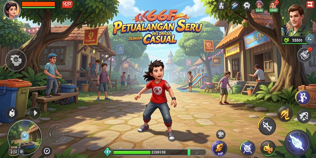 Tampilan gameplay 666F yang menarik dan mengasyikkan.
