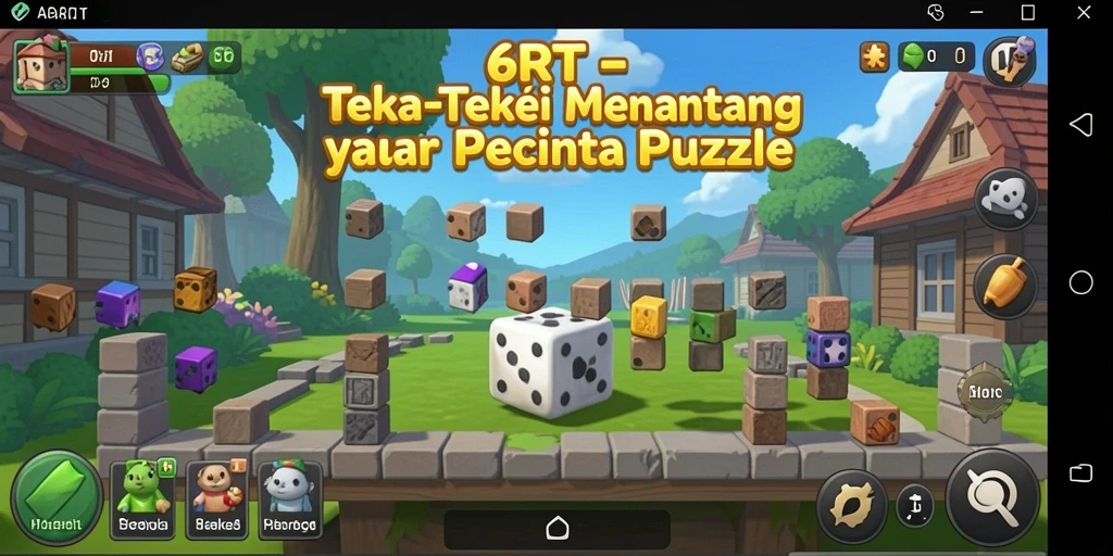 Gameplay menarik dengan berbagai teka-teki menantang di 6RT.