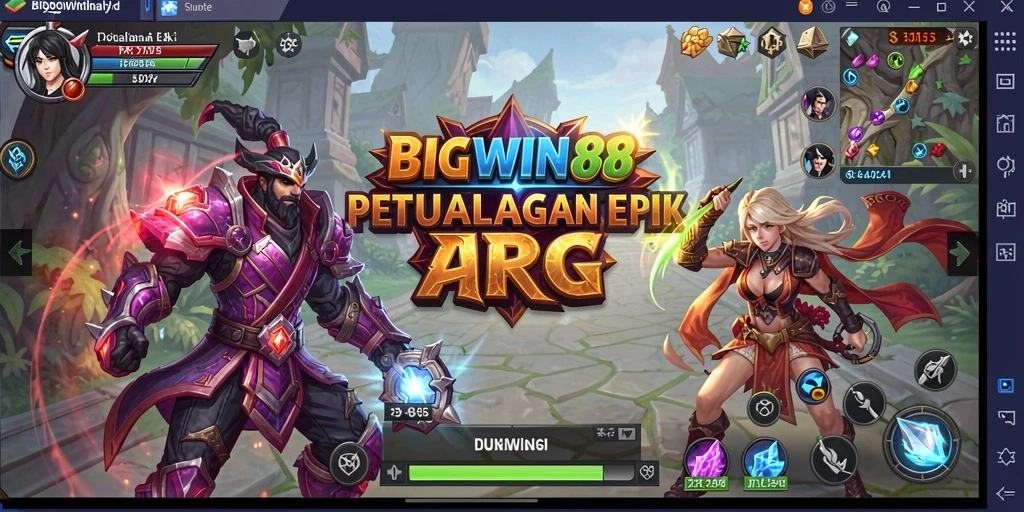 Tangkapan layar dari gameplay yang mengasyikkan di BIGWIN88.