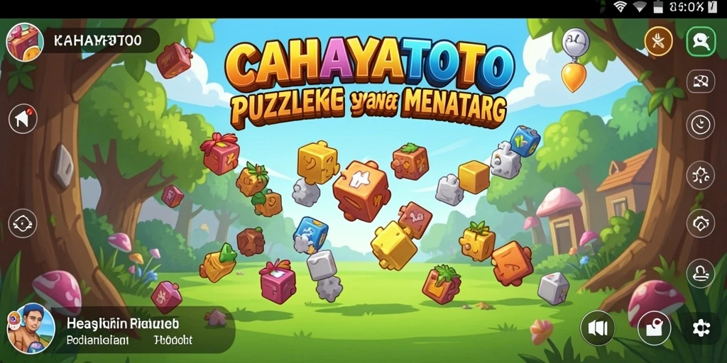 Tampilan gameplay CAHAYATOTO yang seru dan menantang.