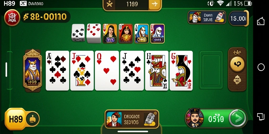 Tangkapan layar gameplay dominonya yang seru dan menantang.