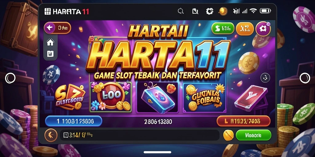 Gameplay seru HARTA11 dengan grafis slot yang menawan.