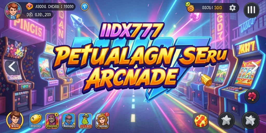 Screenshot IDX777 menampilkan aksi seru gameplay Arcade yang mendebarkan.