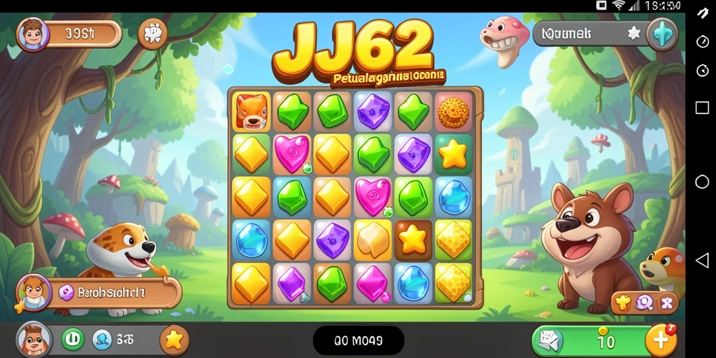 Tampilan gameplay seru dan penuh warna dari JJ62.