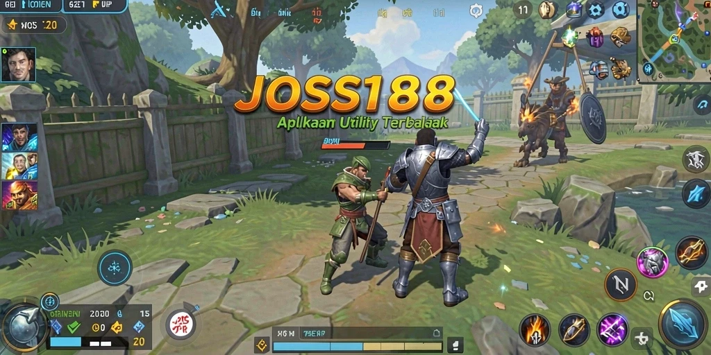 Tampilan antarmuka JOSS188 yang intuitif dan menarik.
