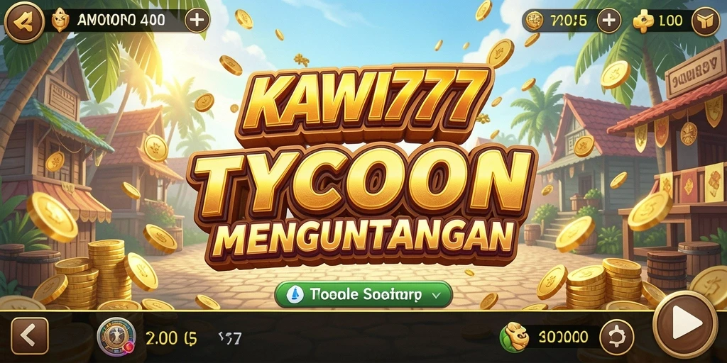 Tampilan gameplay seru dari KAWI777 yang penuh strategi.