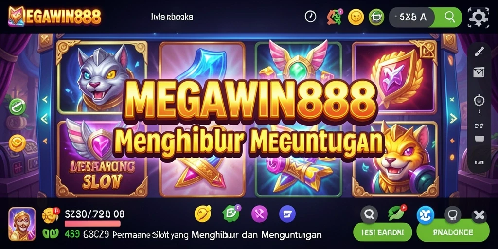 Tampilan menarik dari gameplay slot MEGAWIN888 yang menghibur.