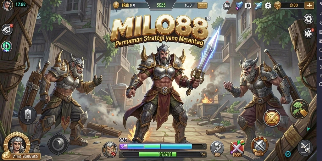 Screenshot MILO88 menunjukkan aksi strategi yang mendebarkan.