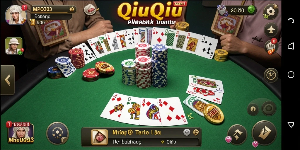 Gameplay seru QiuQiu di layar MPO303.