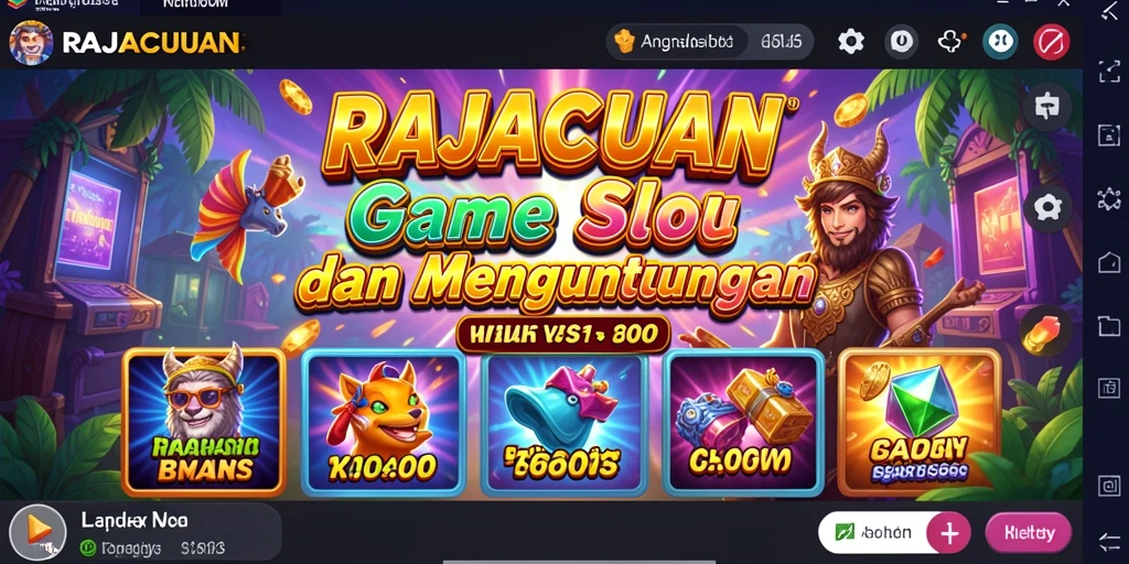 Tampilan menarik dari RAJACUAN yang menawarkan gameplay Slot yang mengasyikkan.