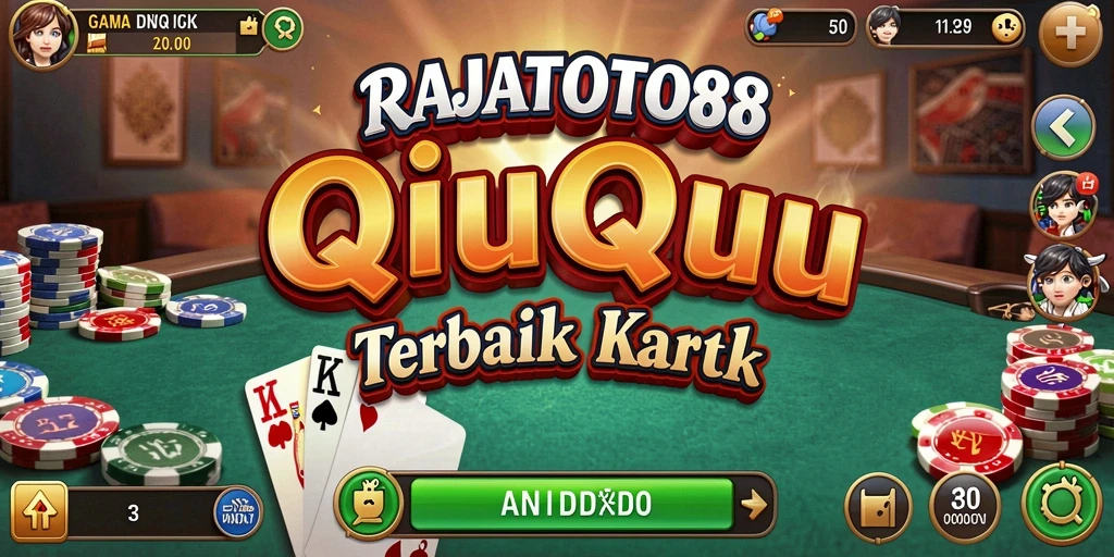 Tampilan gameplay QiuQiu yang menegangkan di RAJATOTO88.