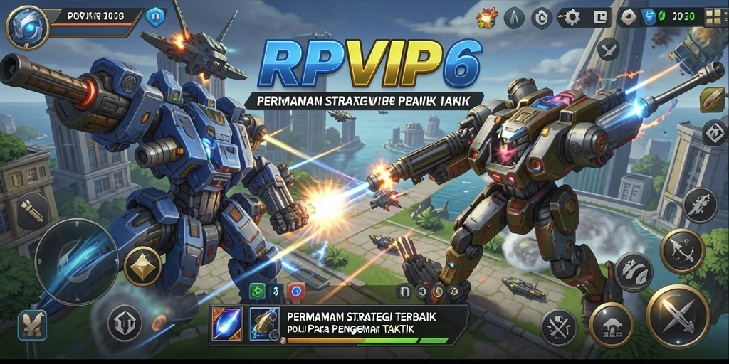Tampilan gameplay RPVIP6 yang strategis dan intens.
