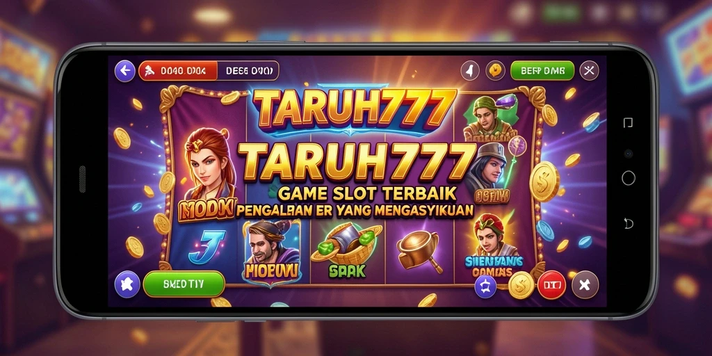 Tampilan menawan dari gameplay Slot TARUH777 yang seru dan menghibur.