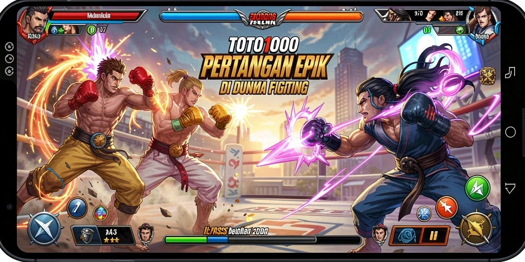 Tampilan gameplay TOTO1000 yang mendebarkan dan penuh aksi.