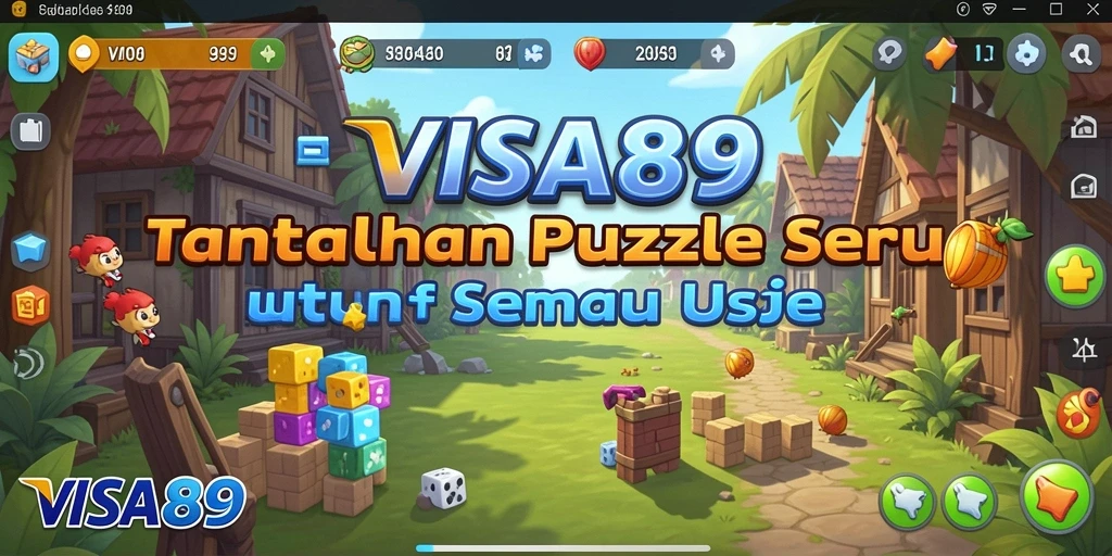 Tangkapan layar gameplay <strong>VISA89</strong> menunjukkan serunya menyelesaikan puzzle yang menantang.