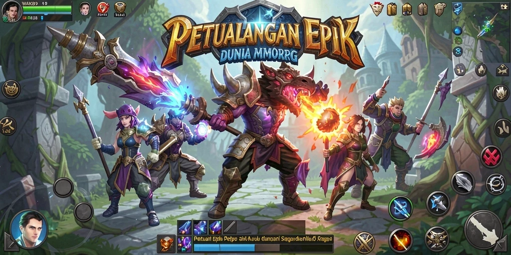 Screenshot gameplay WAK89 menampilkan aksi petualangan yang mendebarkan.