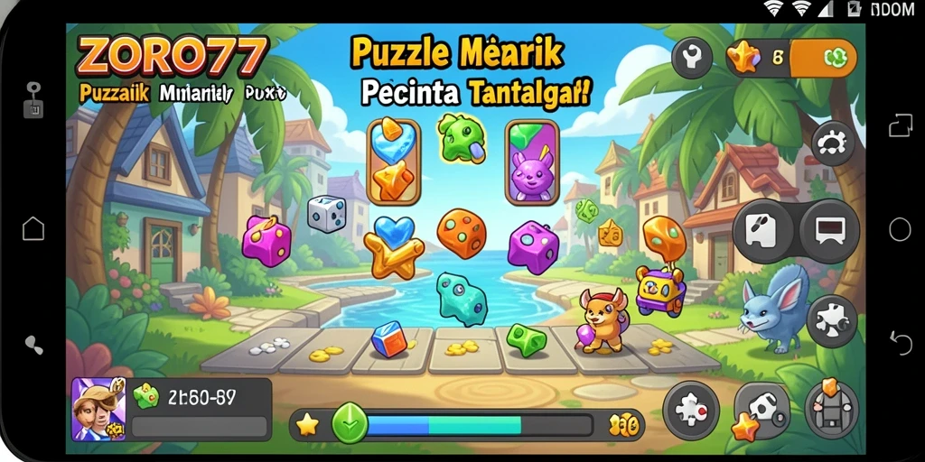 Tampilan gameplay ZORO77 dengan tantangan Puzzle yang menarik.